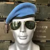 Berretti GRUPPO ESERCITO CAPPELLO DI LANA FORZE SPECIALI MILITARI CAPPELLO RANGER BERET BLU ROSSO VERDE