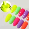 Nxy Nail Gel Neon Polish 7 5ML флуоресцентные зеленые желтые цвета впитываются от ультрафиолетового лаконского искусства маникюр матовый эффект 0328