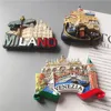 Europese souvenir koelkastmagneten Milan Venetië Italië stereo hars magneet Home Decor 220718