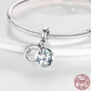 925 Silver Fit Pandora Charm 925 Bracelet Moon Sun Star Galaxy Dangle charms set Pendant DIY Fine Beads Jewelry