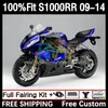 BMWのOEMフェアリングキット1000RR 1000 RR S1000-RR 09-14 2DH.90 S-1000RR S1000 RR 2009 2010 2011 2012 2013 2014 S1000RR 09 10 11 12 13 14イングモールドボディボディホットブルー