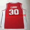 Maglia da basket da uomo Knights Stephen Curry 30 High School Davidson Wildcat College, magliette da basket cucite