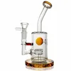 SMOKIG HOCKAH Quality Yellow Centerless Fial Filtre intégré Filal Fial High 8. 2 pouces Bogs en verre accessoire évasé