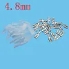 Other Lighting Accessories 20/50Pairs 4.8mm Female Spade Crimp Terminals Wire Connectors Terminal With Insulating Sleeve For 18-16AWG 0.75-2