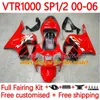 Bodywork Kit For HONDA VTR1000 RC51 SP1 SP2 RTV1000 2000-2006 Bodys 110No.210 VTR-1000 00 01 02 03 04 05 06 VTR 1000 2000 2001 2002 2003 2004 2005 2006 Fairing new purple