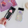 LoveBay 3D Love Heart Cases for Samsung Galaxy Z Flip 3 5g حماية كاملة من Coverful Colorful Coverful8514768