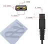 Microtouch 솔로를위한 면도기 교체 충전기 케이블, 남성 5V 마이크로 터치 면도기 솔로 트리머 전원 코드