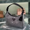 Top Sacs Sacs de créateurs de soirée Sacs à main en nylon pour femmes Sacs à main en diamant de qualité supérieure Sac à main en toile Sac à bandoulière en cristal Hobo Sac à bandoulière pour femme Sac à poitrine Fashion Tote Lady POC