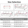 1 2 3 4 Seater Stretch Sofa Cover Sectional Elastic Slipcover for Living Room Couch L Shape Corner Armchair 220615