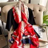 Silk 2022 Suntan Scarf Women's Summer Fashion Extra long Scarf Beach Towel scarf
