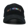 Papà Cappello Ultimo Album Astroworld Cap 100 Velluto A Coste Ricamo Donna Uomo Berretti Da Baseball di Alta Qualità Hip Hop Bone Garros Snapback