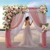 Dekorativa blommor kransar 5pc/set Creative Artificial Flower Row Arrangement Centerpiece Ball Party Wedding Arch Backdrop Decoror Cornor WA C0623X05