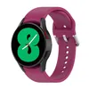 Siliconenriem voor Samsung Galaxy Watch5 Pro Watch4 Smart Bracelet vervangende horloge Band Women Men Men Sport Watch Banden met metalen buckle