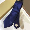 Men Tie Designer Silk Ties Unisex Letter Print Business Leisure Neck Tie 3 Color