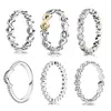 Nowe luksusowe pierścienie sprzętu Wysokiej jakości hurtowe damskie modne urok biżuterii odpowiedni dla oryginalnych pierścionków Pandora Kobiety Para prezentów