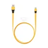 Type-C super fast charging cable USB mobile phone data cables yellow flat cable