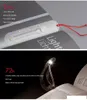독서를위한 미니 휴대용 LED 야간 조명 전구 참신 카드 손전등 Funny Book Light Bookmark Lamp
