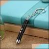 Cat Toys Supplies Pet Home Garden Red Laser Pointer Pen Key Ring With White Led Light Show Portable Infrared Stick Funny Cats Wholesale 21