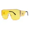 Lunettes de soleil One Piece Europe et Amérique Personnalité de protection des yeux Grands Cadre Sunglasssunglasses2596189