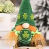 Decorative Objects & Figurines Irish Festiva Day Gnome Leprechaun Shamrock Handmade Swedish Tomte Plush DollDecorative