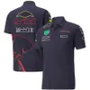 Nowa kurtka F1 Zip Up Blaks Formuła 1 Racing Suit Fani samochodu duże bluzy Logo Logo Men's Jackets Series F1 T -KIRTA Summer Polo koszule