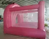 Moonwalk Commercial Bounce House Uppblåsbar Rainbow Bouncer PVC utomhus vuxen studsande hoppslott rosa liten vit mini för barn med fläkt