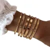 Europejski i amerykańska mody mankietowe zestaw bransoletki żeńska strzałka miłość Diamentowy stop stop srebrny złoty metalowy kolor bransoletowy zestawy biżuterii