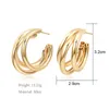 Dangle Chandelier Golden Big Hoop Earrings 여성을위한 한국 지오메트리 금속 금 여성 레트로 드롭 2022 Trend FashionNeel JewelryDangle FAR
