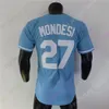 MJ Melendez Jersey George Brett 1985 1987 1989 Cooperstown Bobby Witt Jr. Andrew Benintendi Zack Greinke Adalberto Mondesi Cinza Branco Preto Bebê Azul Jogador