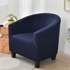 Vaste kleur fauteuil bankomslag ontspannen rek