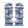 Carnival Party Decorative Inflatable Stone Statue Model 4m Air Blow Up Mysterious Totem Statue Replica For Concert Stage Show