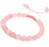 Natural Crystal Stone Handmade Rope Braided Beaded Bracelets For Women Girl Charm Yoga Party Club Jewelry
