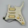 Upgrade Prewired IBZ RG Guitar Pickguard HSH Geel Humbucker Pickups Set 3 Single Cut Switch 20 Tones More Function