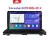 Lecteur d'unité radio de navigation vidéo GPS de voiture Android de 10,1 pouces pour XC90 2004-2014 avec écran tactile