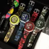 Relógios clássicos de masculino Coloqueiro relógio de pulseira de 45 mm Robates de pulseira de borracha Montre de luxo