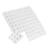 100pcs Disposable Tattoo Color Cups 1pc Tattoo Inks White Hand Cut Plastic