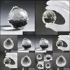 30 mm heldere kristallen ballen kroonluchter bal prisma transparant gefacetteerde drop levering 2021 decoratieve objecten figurines home accenten decor gard