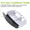 Diş fırçası tutucular otomatik diş macunu dağıtıcı, tutucu seti, toz geçirmez ve yapışkan emiş, duvara monteli banyo sıkacağı