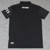 Summer Men kläder Kort ärm Golf T-shirt Svart eller vita färger Mellankrage Solskyddsmedel Utomhus Sports fritid Polos skjorta