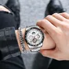 Montres-bracelets Authentique Aocasdiy Sports Mode Automatique Mouvement Mécanique Montre Pour Hommes Bracelet En Acier Inoxydable Horloge CadeauMontres-bracelets