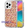 För iPhone 14 Telefonfodral Luxury Glitter Shiny Bling Sparkle Cover Three Layers Heavy Duty Protective Case