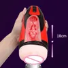 Chatte Masturbateur Mâle Oral Réaliste Vagin Masturbation Tasse Fellation Sucker Interactif Voix Vibrateur Érotique sexy Jouets pour Hommes Articles de Beauté