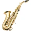 European Craftsmanship Brand New BB Curved Soprano Saxophone Gold-Plated Professional B-platt Sax Treble Playing Instrument