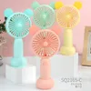 4 Designs Recarregável Mini Fan Handheld Party útil 1200mAh Office USB Office Outdoor Home Desktop Pocket Pocket Travel Fãs elétricos portáteis Presente por atacado