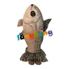 Costume de poupée de mascotte 1137 Costumes de mascotte de poisson Jouet fait à la main Animal en peluche pour adultes