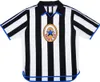 1997 1998 1999 2000 2001 NEW CASTLE Shearer ريترو جيرسي لكرة القدم 97 98 ASPRILLA Barnes Pearce Batty United Rush Vintage Classic Football Shirt