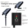 Striscia LED solare Batteria al litio Pannelli solari Telecomando Esterno IP67 Lampada da giardino notturna impermeabile per atmosfera W220312222539