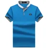 SHABIQI Brand Polo Shirt Men Embroidery POLO Shirts Cotton Short Sleeve Shirt Polo Casual Stand Collar Male Polos Mens 5XL 220716