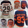 Connor McDavid Maglia da hockey Leon Draisaitl Personalizzata Edmonton Oilers Darnell Infermiera Ryan Nugent Hopkins Zach Hyman Evan Bouchard Evander Kane Mattias Ekholm Cody Ceci