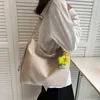 Torby wieczorowe Kobieta moda 2022 Cross Crossbody duża koreańska torba posłańca dla kobiet płótno dziewczęta podróżowanie